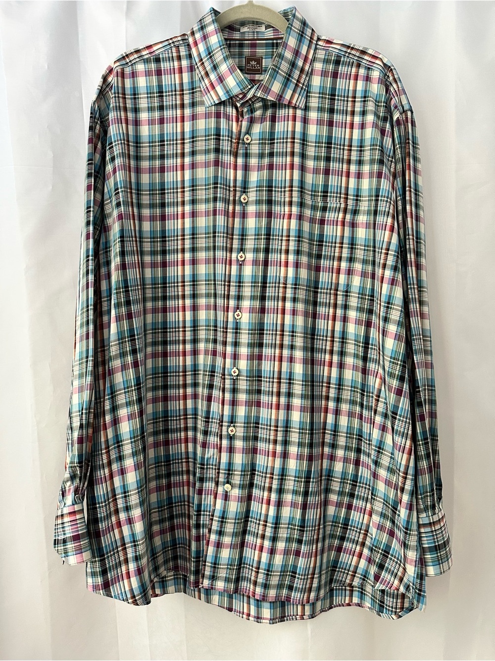 Peter Millar Multi-Color Plaid Button-Down Shirt